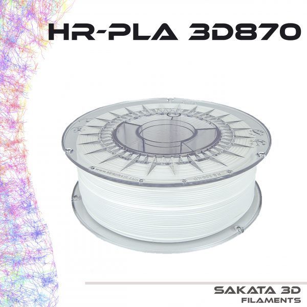portachiavi filamento blanco HR-PLA INGEO 3D870 -1KG – 1.75mm – Sakata3D