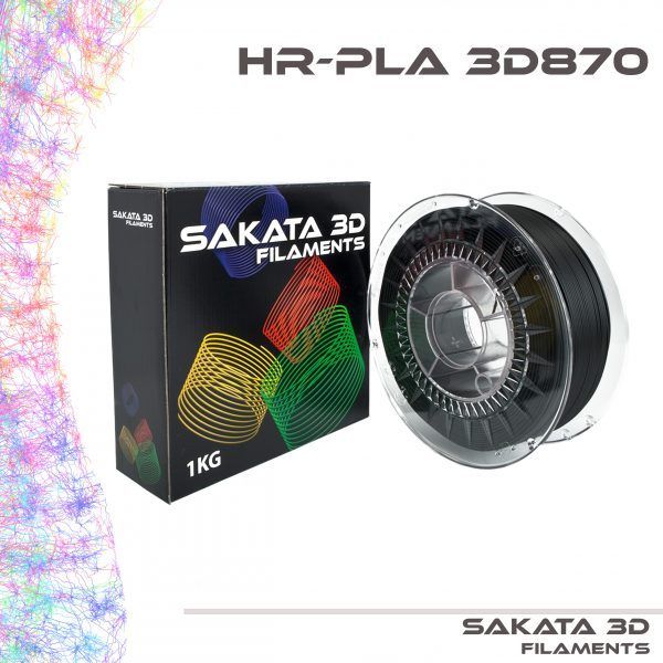 portachiavi filamento negro y caja HR-PLA INGEO 3D870 -1KG – 1.75mm – Sakata3D
