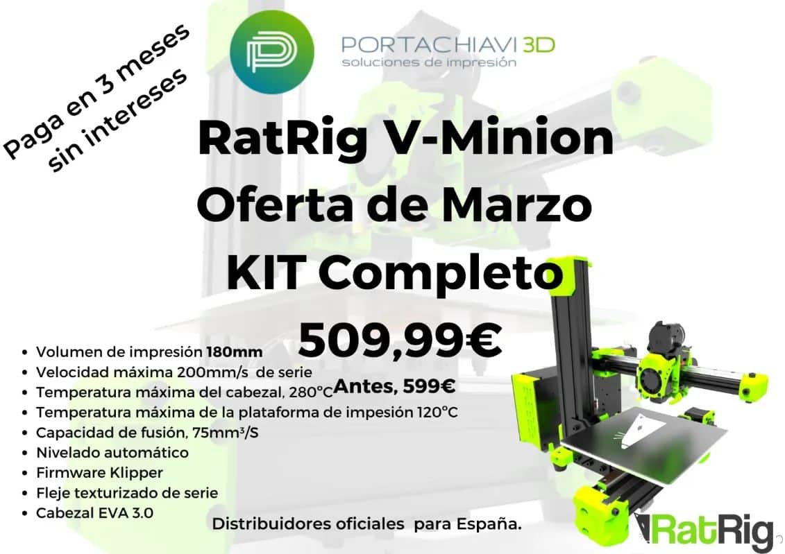 Tenemos oferton! -15% en la RatRig V-Minion! Solo durante este mes!