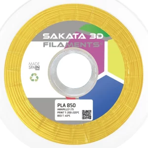 Filamento PLA INGEO 3D850 Amarillo 1Kg 1.75mm Sakata