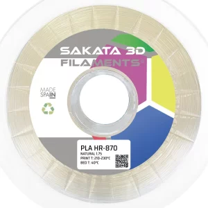 Filamento Natural HR-PLA INGEO 3D870 -1KG - 1.75mm - Sakata3D