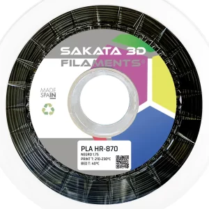 Filamento Negro HR-PLA INGEO 3D870 -1KG - 1.75mm - Sakata3D