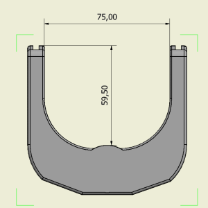 Brazos de soporte de tamaño mediano /  Mediums size arms