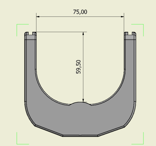 Brazos de soporte de tamaño mediano /  Mediums size arms