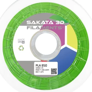 Filamento PLA INGEO 3D850 Verde 1Kg 1.75mm Sakata