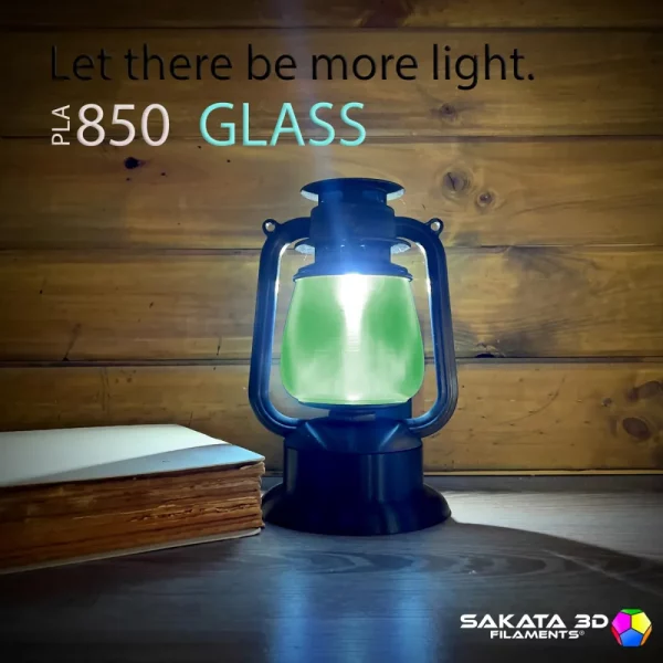PLA INGEO 3D850 GLASS Verde 1Kg 1.75mm Sakata - Imagen 2