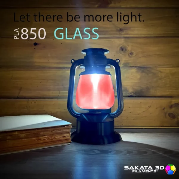 PLA INGEO 3D850 GLASS Rojo 1Kg 1.75mm Sakata - Imagen 2