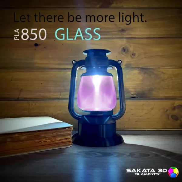 PLA INGEO 3D850 GLASS Violet 1Kg 1.75mm Sakata - Imagen 2