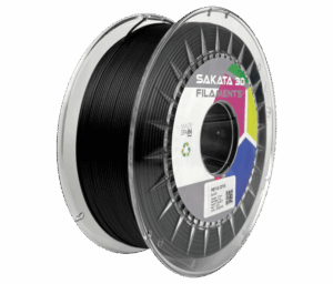 Filamento Pet-G CF15Negro - 1Kg. 1.75mm - Sakata 3D