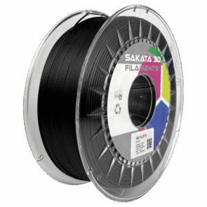 Filamento Pet-G CF15Negro - 1Kg. 1.75mm - Sakata 3D