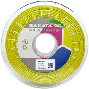 Filamento PLA INGEO 3D850 Fluor Yellow 1Kg 1.75mm Sakata
