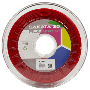 Filamento PLA INGEO 3D850 Rojo 1Kg 1.75mm Sakata