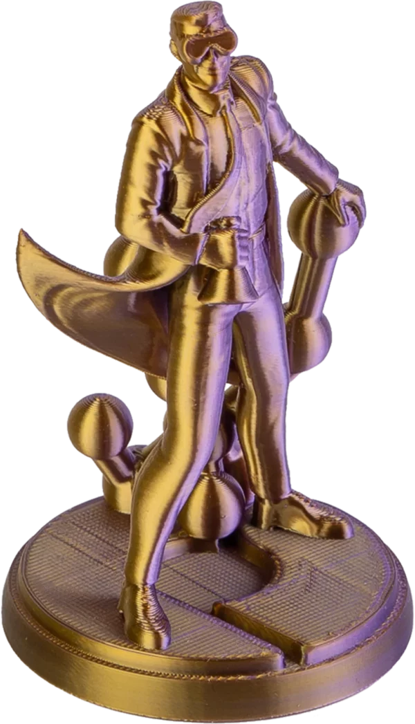 PLA Dual Silk Sovereign Panchroma (Gold-Purple) 1kg 1,75mm - Imagen 3
