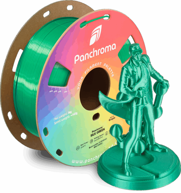 PLA Silk Verde (Green) Panchroma 1kg 1,75 mm - Imagen 2