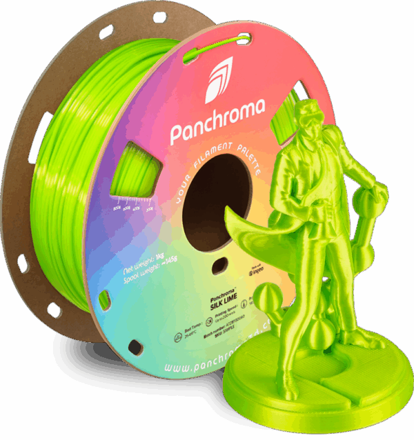 PLA Silk Lime Panchroma 1kg 1,75 mm - Imagen 2