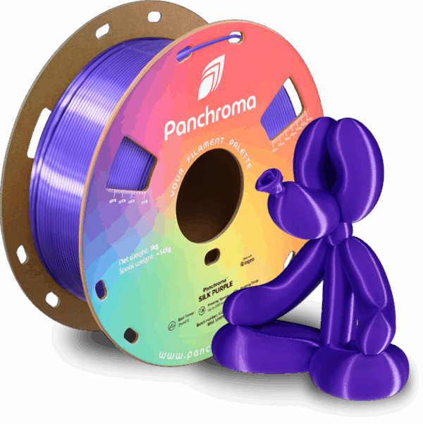 PLA Silk Morado (Purple) Panchroma 1kg 1,75 mm - Imagen 3