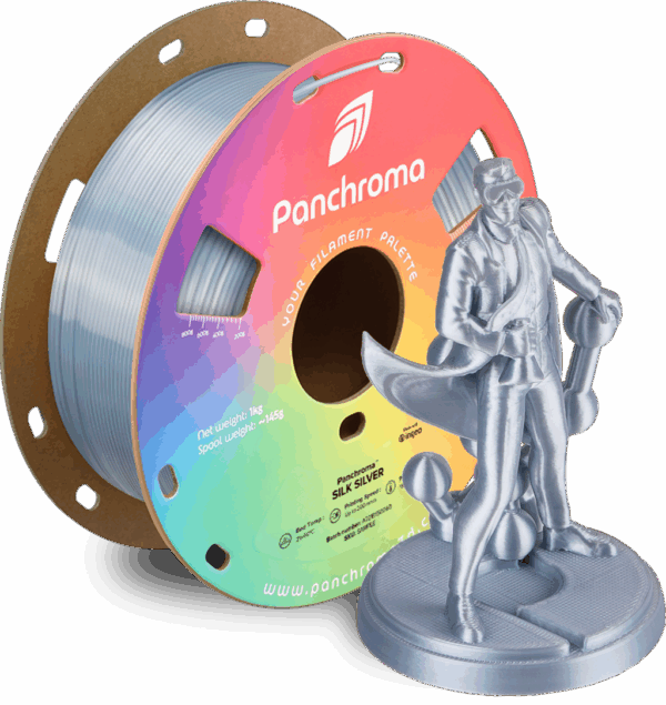 PLA Silk Plata (Silver) Panchroma 1kg 1,75 mm - Imagen 2