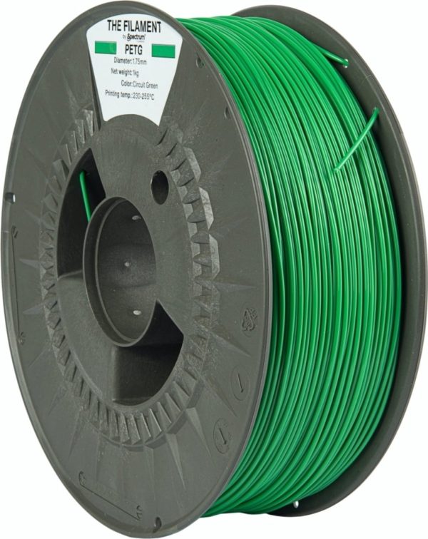 PETG The Filaments by Spectrum Circuit Green 1kg 1.75mm