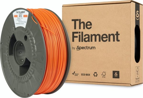 PETG The Filament by Spectrum Machinery Orange 1kg 1.75mm - Imagen 2