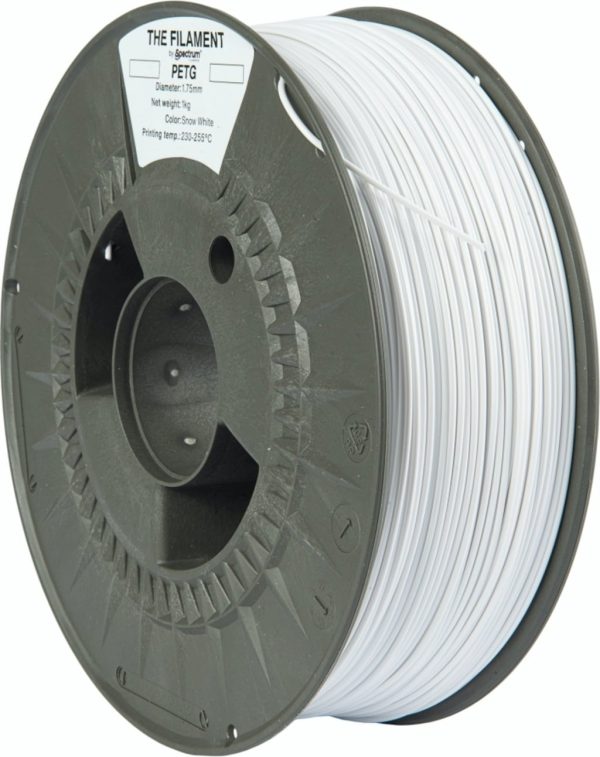 PETG The Filament by Spectrum Snow White 1kg 1.75mm