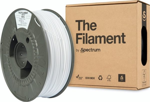 PETG The Filament by Spectrum Snow White 1kg 1.75mm - Imagen 2