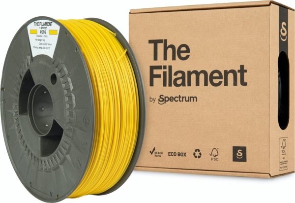 PETG The Filament by Spectrum Sorbet Yellow 1kg 1.75mm - Imagen 2