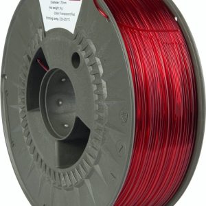 PETG The Filament by Spectrum Transparent Red 1kg 1.75mm