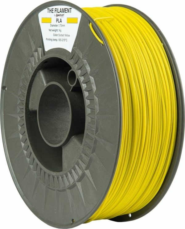 PLA The Filament by Spectrum Sorbet Yellow 1kg 1.75mm