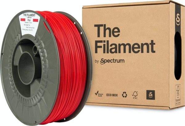 PLA The Filament by Spectrum Technical Red 1kg 1.75mm - Imagen 2